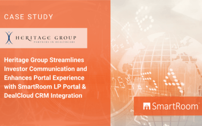 Heritage Group Streamlines Investor Communication and Enhances Portal Experience with SmartRoom LP Portal & DealCloud CRM Integration