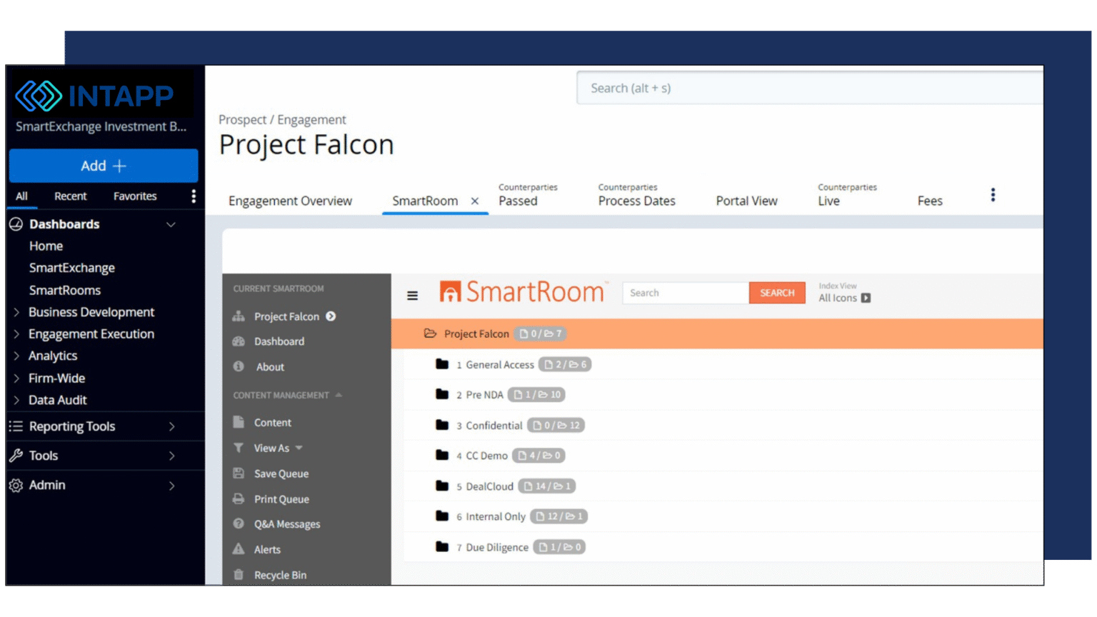 Self-Service SmartRooms in DealCloud | Launch VDRs in Seconds