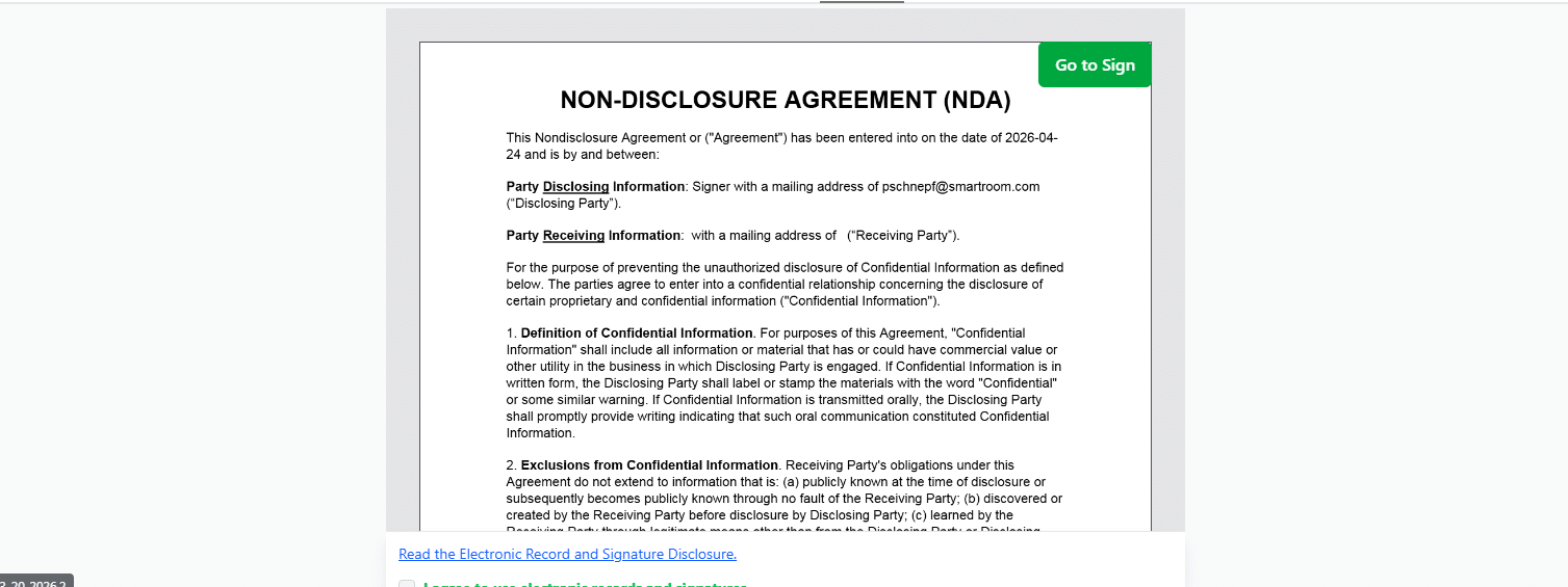 NDA Actual
