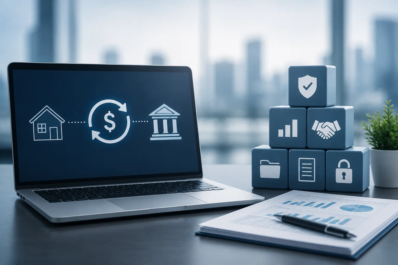 RPL Transaction Management workflow showing secure digital document organization for selling and securitizing re-performing loans.