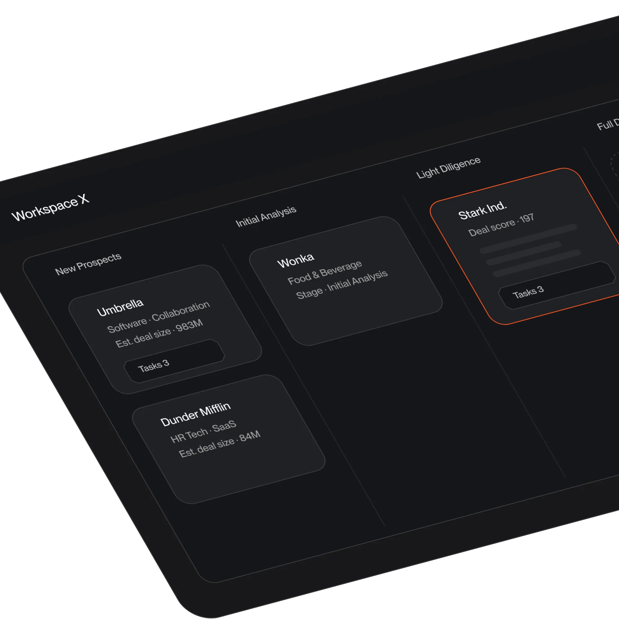 Midaxo pipeline and CRM view